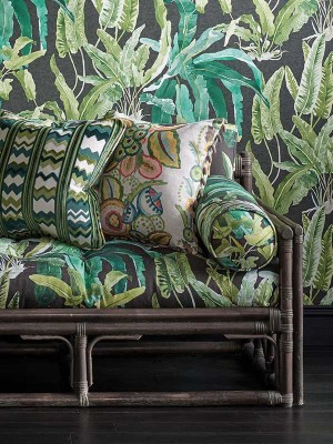 Ashdown Stripe NCF4363 møbelstoff fra Osborne and Little | Tapetgalleriet