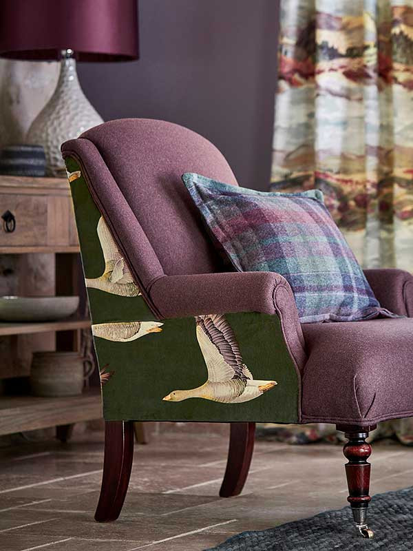 Sanderson gardin og møbelstoff Elysian Geese