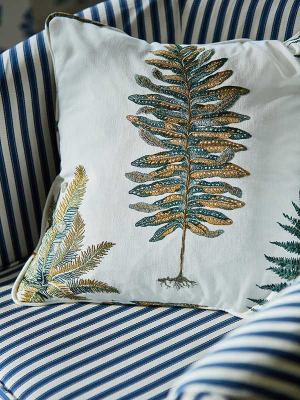 Sanderson gardin og møbelstoff Fernery Embroidery