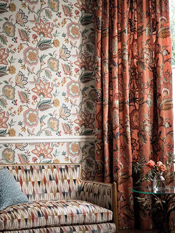 Osborne and Little Byzance gardinstoff Samode