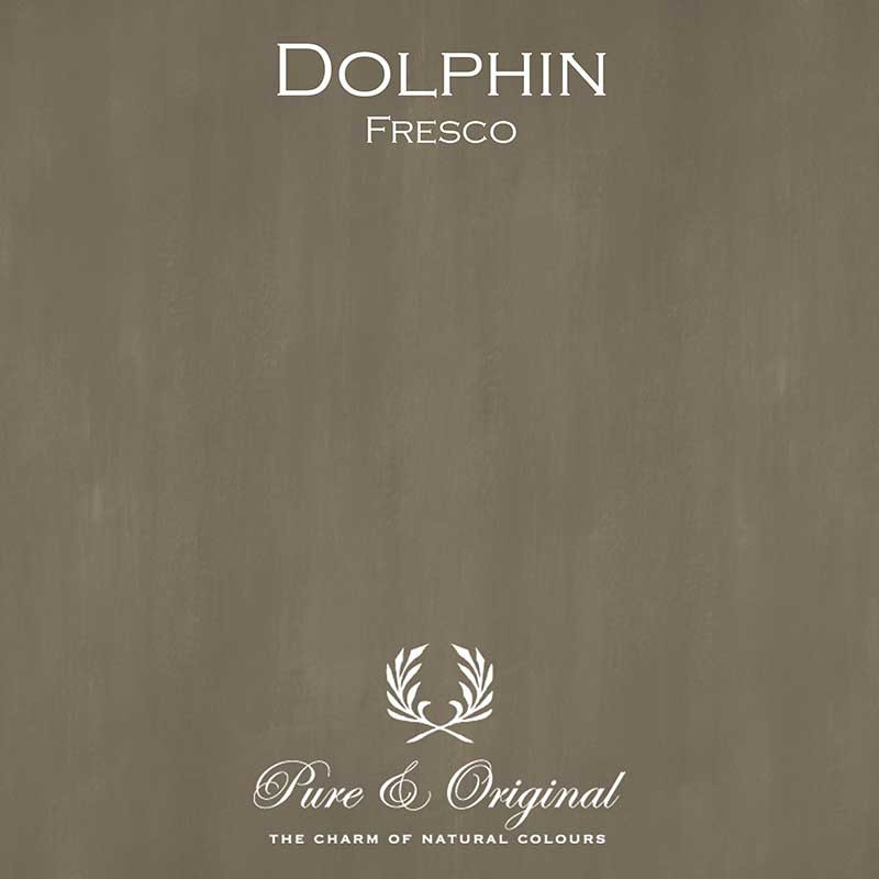Pure & Original - Dolphin - Fresco kalkmaling