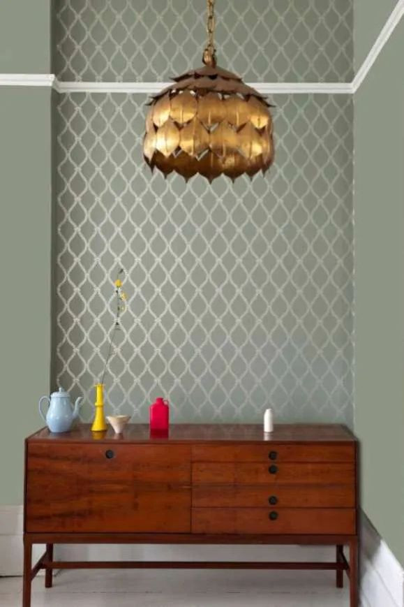 Crivelli Trellis tapet fra Farrow & Ball | Tapetgalleriet